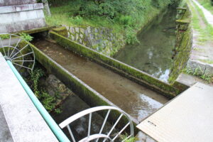 大豊橋　水路立体交差